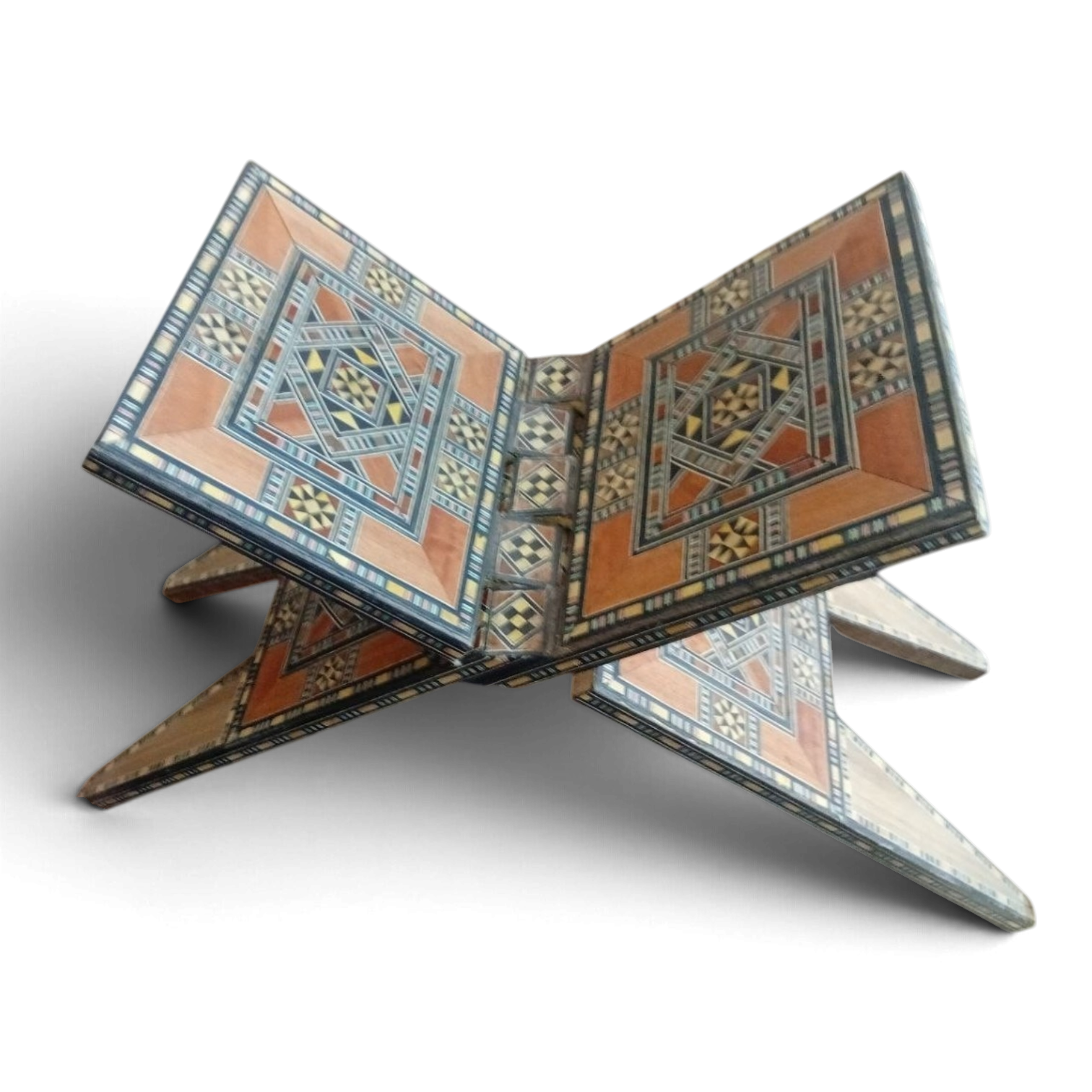Handcrafted Damascene Quran holder